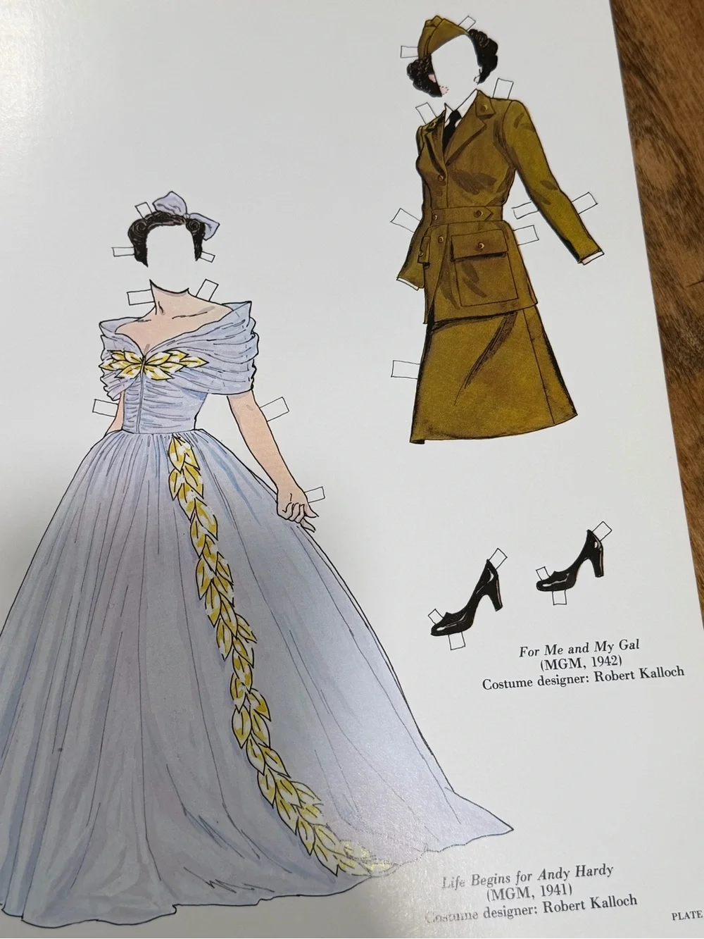 Judy Garland Paper Doll Costume Book - uncut/unused